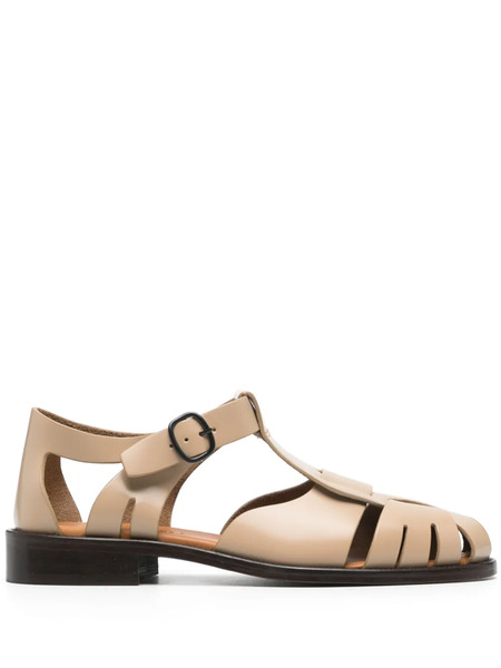  Hereu Pesca Leather Sandals - Neutrals 