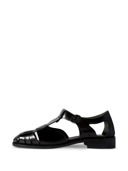  Hereu Pesca Round-toe Fisherman Sandals - Black 