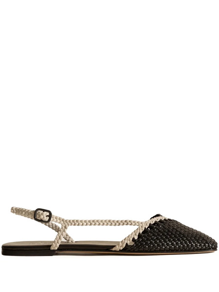  Hereu Petra Ballerina Flats - Black 