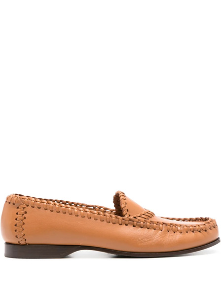  Hereu Sastre Leather Loafers - Brown 