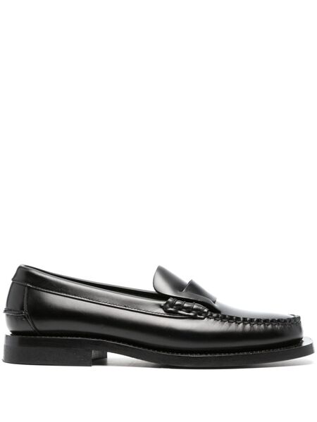  Hereu Sineu Leather Loafers - Black 