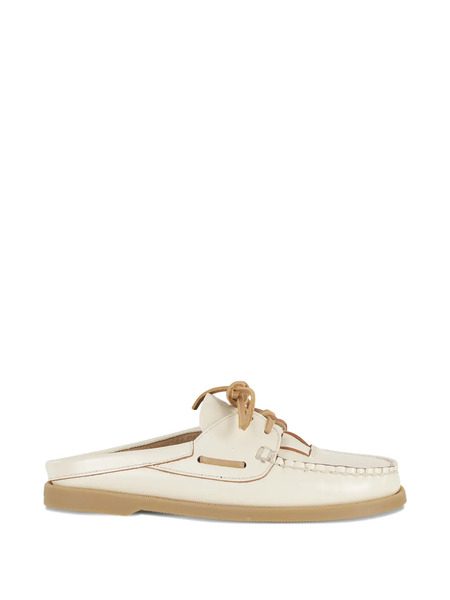  Hereu Slip-on Leather Mules - Neutrals 