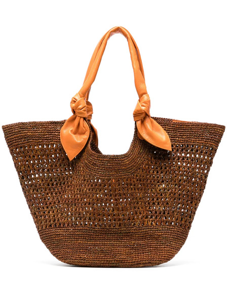 Hereu Straw Tote Bag - Brown 
