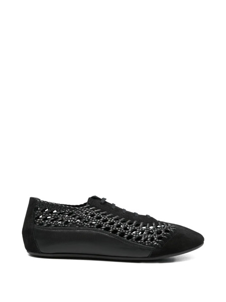  Hereu Woven Lace-up Sneakers - Black 