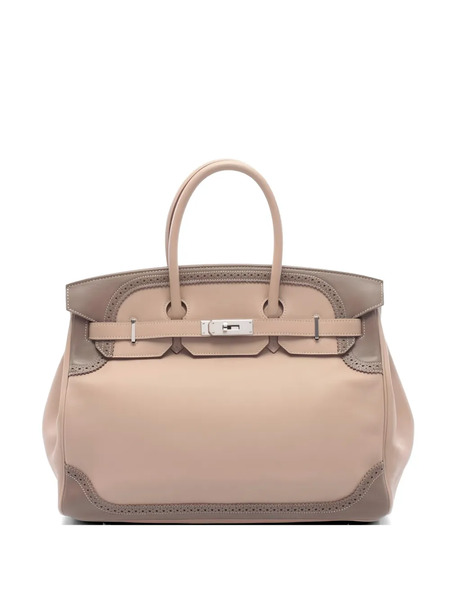  Hermès Pre-owned 2012 35 Birkin Gillies Argil Etoupe Tote Bag - Neutrals 