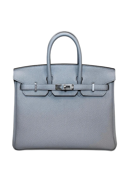  Hermès Pre-owned 2025 25 Birkin Tote Bag - Grey 