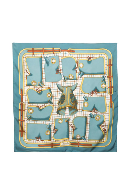  Hermès Pre-owned 1974 Camails Scarf - Blue 