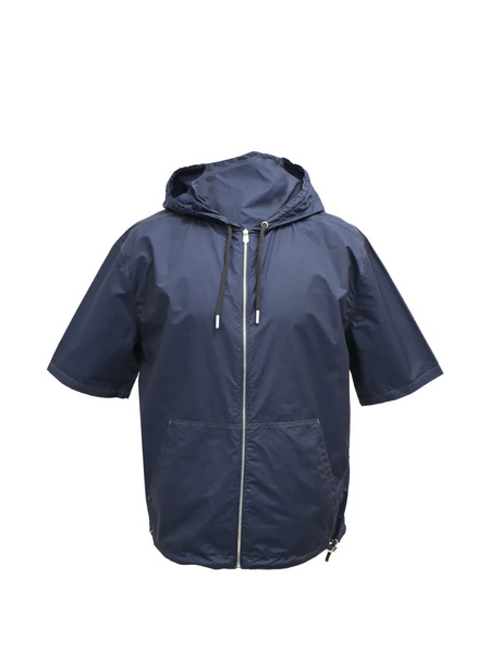  Hermès Pre-owned Hooded Short-sleeved Jacket - Blue 