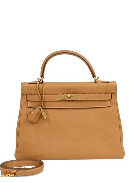  Hermès Pre-owned 32 Kelly Leather Tote Bag - Brown 
