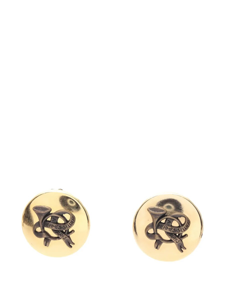  Hermès Pre-owned Round Clip-on Earrings - Gold 