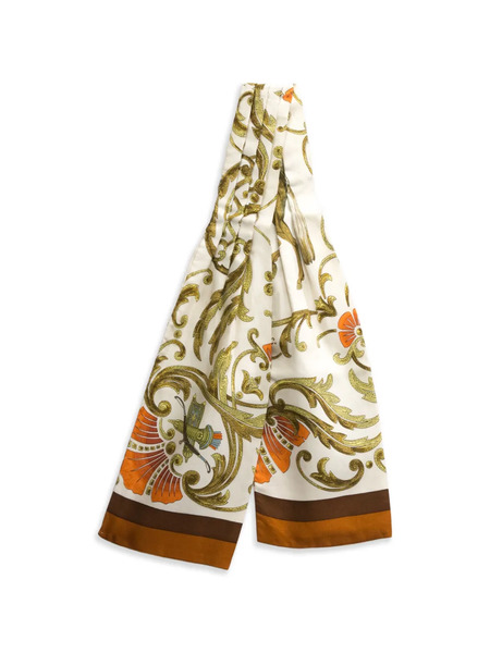  Hermès Pre-owned 1980s Cheval Turc Silk Scarf - Neutrals 