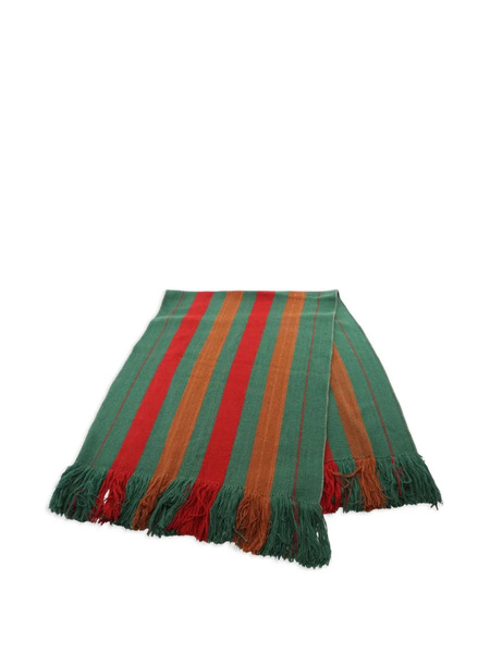  Hermès Pre-owned 2010s Striped Wool Scarf - Grey 