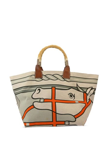  Hermès Pre-owned 2011 Steeple 31 Tote Handbag - Neutrals 
