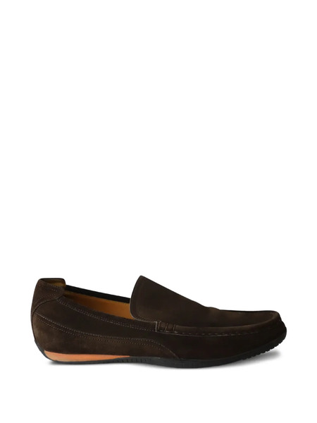  Hermès Pre-owned Suede Loafers - Brown 
