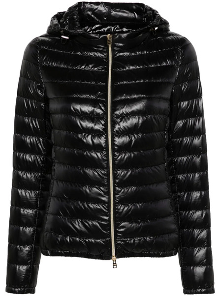  Herno Angela Quilted Puffer Jacket - Black 