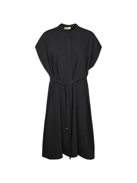  Herno Belted Midi Dress - Black 