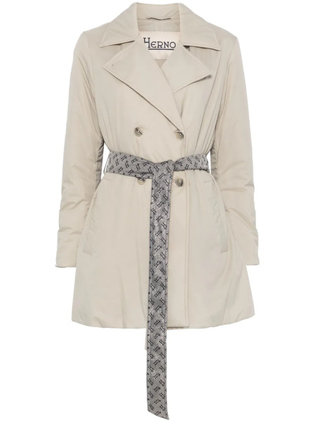  Herno Belted Trench Coat - Neutrals 