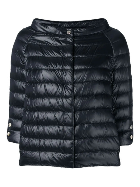  Herno Boat-neck Jacket - Black 