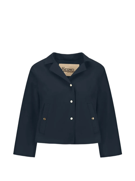  Herno Buttoned Collar Jacket - Blue 
