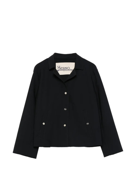 Herno Buttonned Jacket - Black 