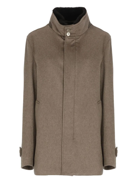  Herno Cashmere Coat - Brown 