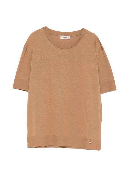  Herno Crew-neck Short-sleeve T-shirt - Brown 