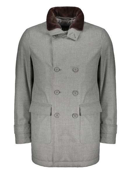  Herno Double-breasted Jacket - Grey 
