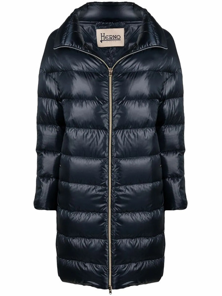  Herno Down-feather Mid-length Coat - Blue 