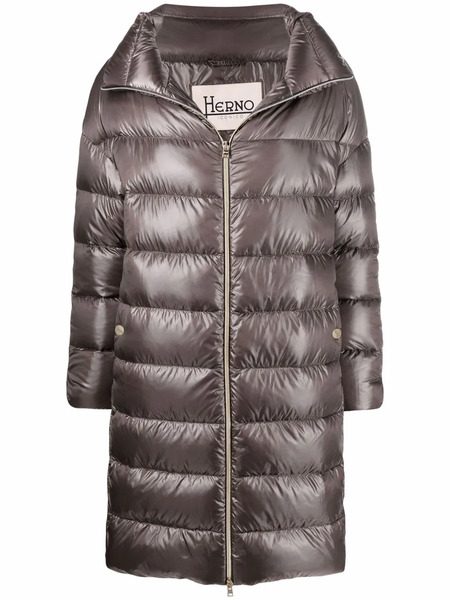  Herno Down-feather Mid-length Coat - Grey 
