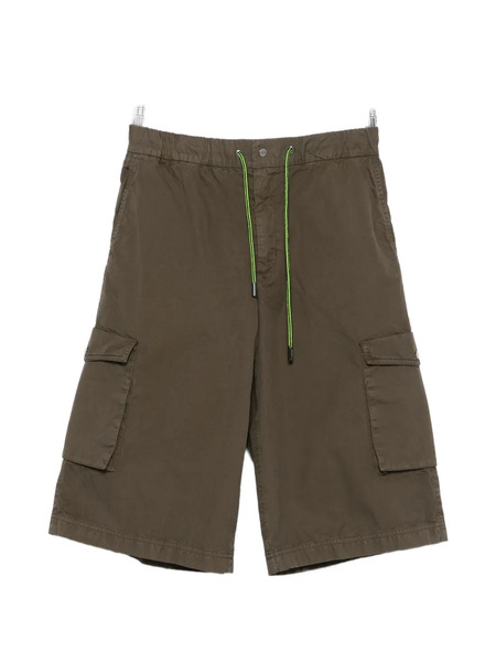  Herno Drawstring-fastening Cargo Shorts - Green 