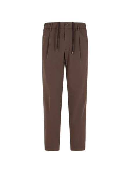  Herno Drawstring Textured Trousers - Brown 