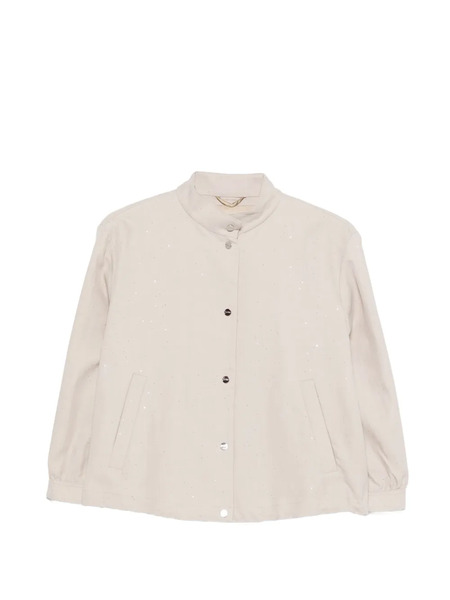  Herno Embellished Jacket - Neutrals 