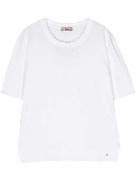  Herno Fine-knit Short-sleeved Jumper - White 