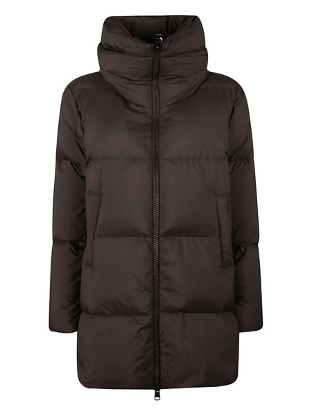  Herno Funnel-neck Coat - Brown 
