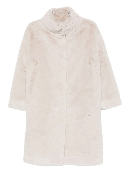 Herno Funnel-neck Coat - Neutrals 