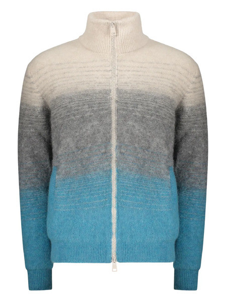  Herno High-neck Cardigan - Blue 
