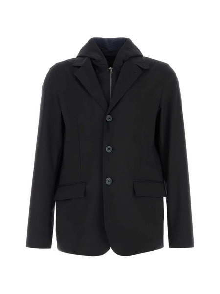  Herno Hooded Blazer - Blue 