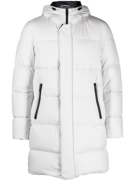  Herno Hooded Padded Parka Coat - Neutrals 