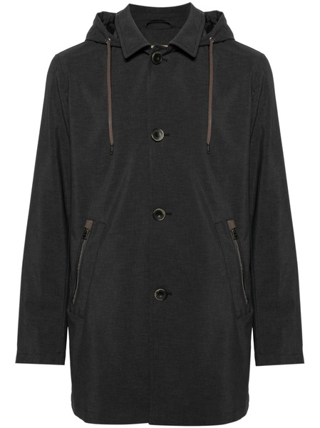  Herno Hooded Parka Coat - Grey 