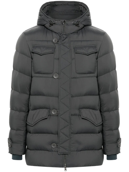 Herno Hooded Puffer Coat - Grey 