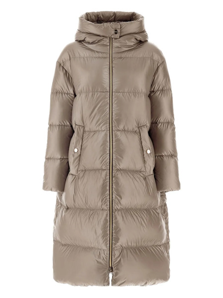  Herno Hooded Quilted Coat - Neutrals 