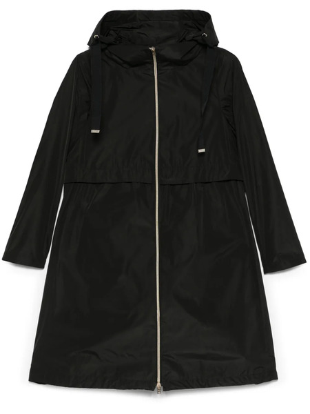  Herno Hooded Raincoat - Black 