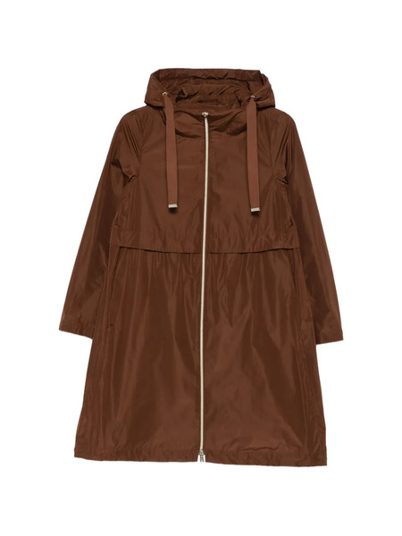  Herno Hooded Zip-fastening Coat - Brown 