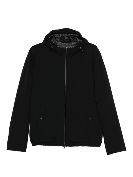  Herno Hooded Zip-fastening Jacket - Black 