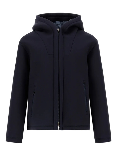  Herno Hooded Zip-front Jacket - Blue 