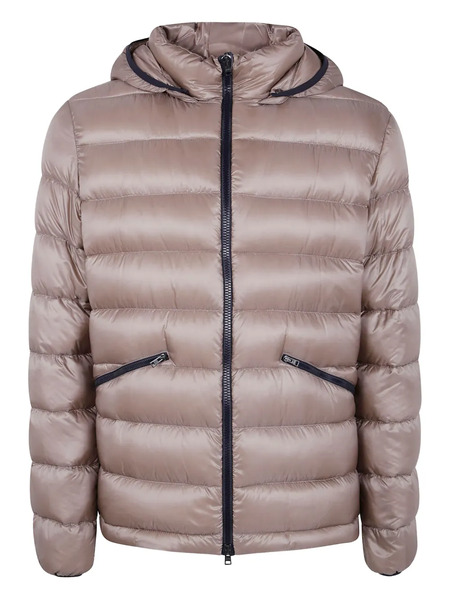  Herno Hooded Zip Padded Jacket - Grey 