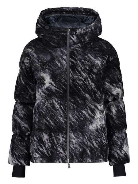  Herno Hooded Zip-up Jacket - Black 