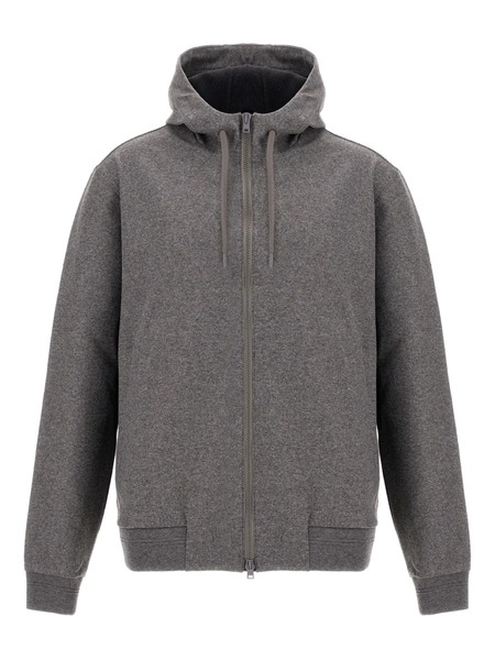  Herno Hooded Zip-up Jacket - Grey 