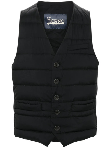  Herno Insulated Padded Gilet - Black 