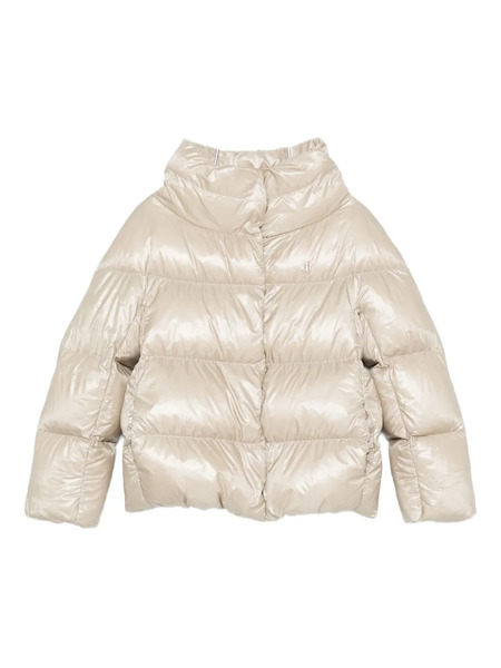  Herno Kids Funnel-neck Padded Jacket - Neutrals 